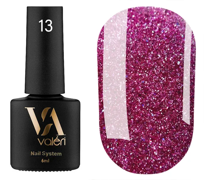 VALERI Flash Gel Polish Гель-лак світловідбивний 6 мл №013